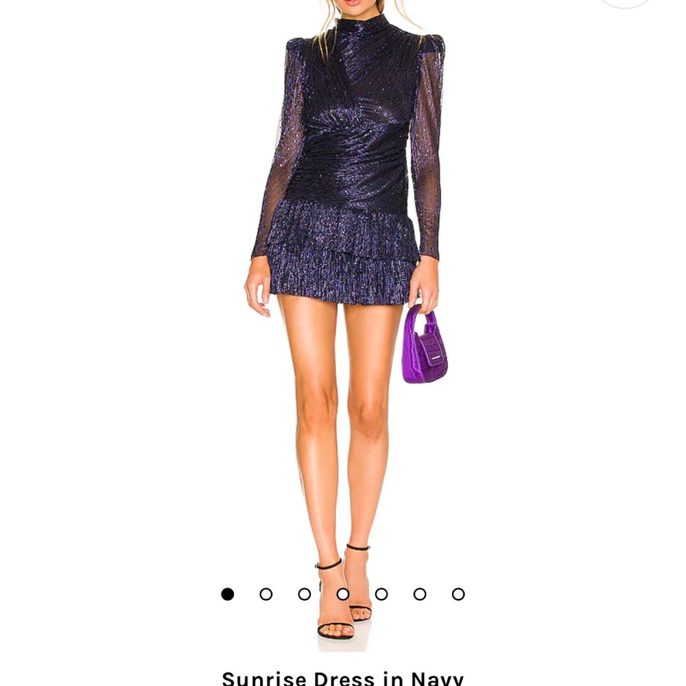 SABINA MUSAYEV Sunrise Dress in Navy